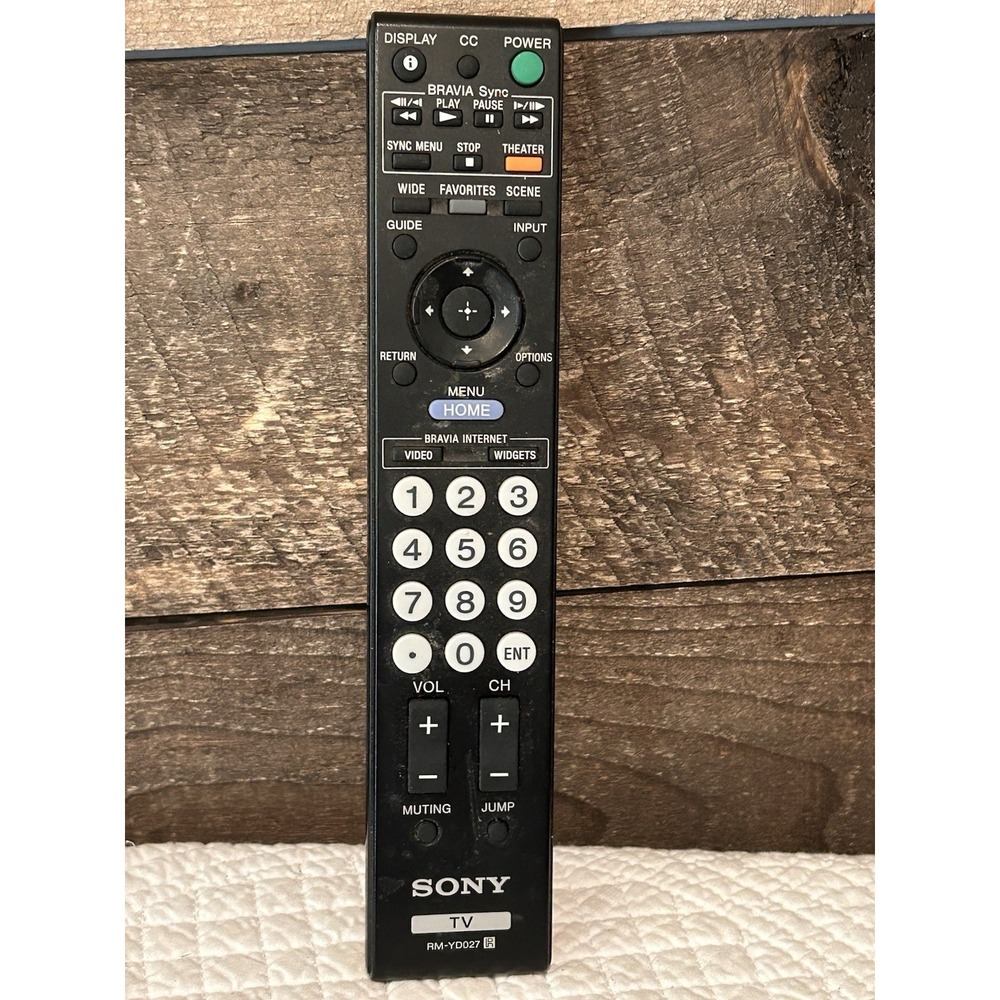 SONY TV BRAVIA REMOTE‎ RM YD027 Replacement